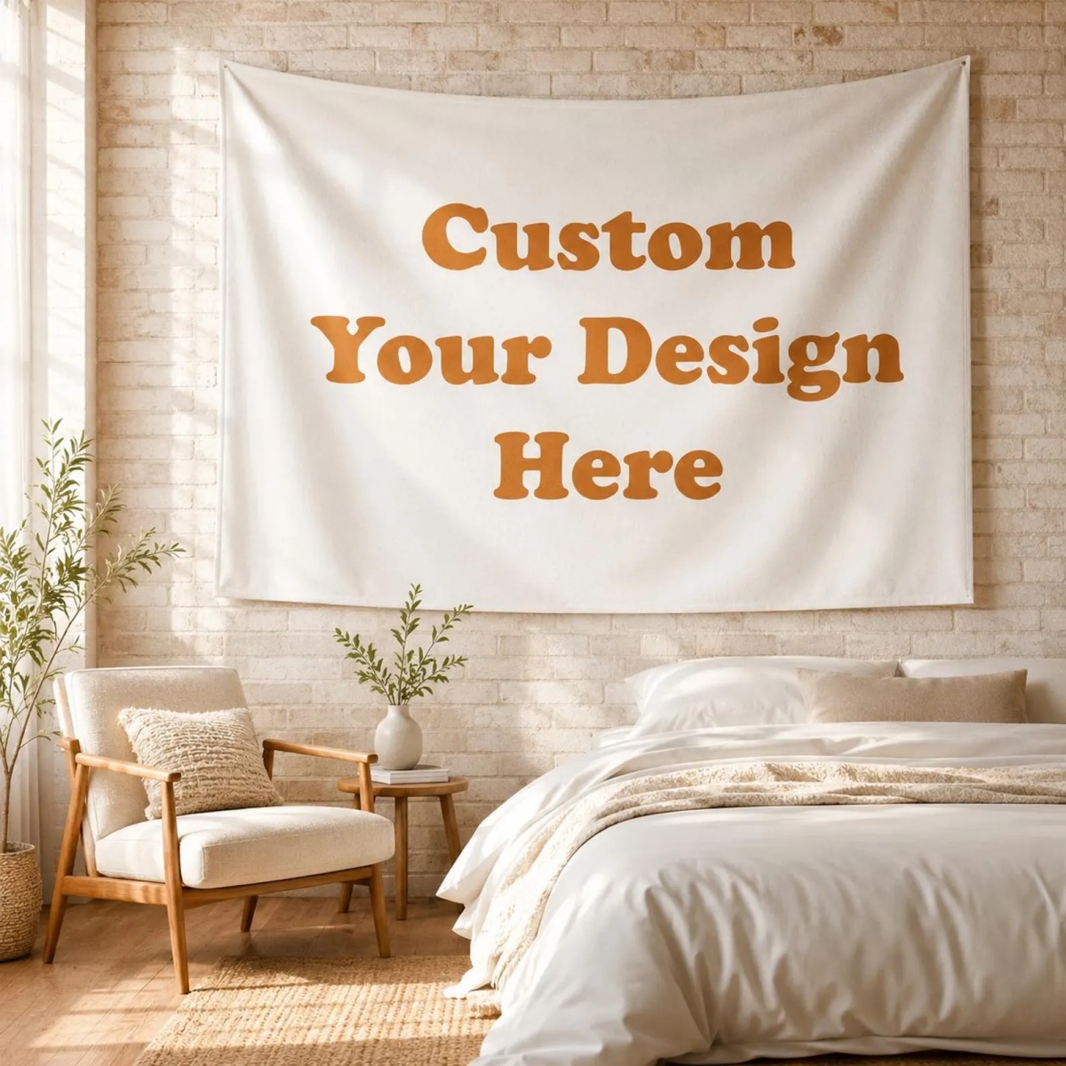 Home Decor Product - パーソナライズされたカスタムタペストリー—誕生日、結婚式、ハロウィン、クリスマス、パーティーに適したユニークなホームデコレーション。