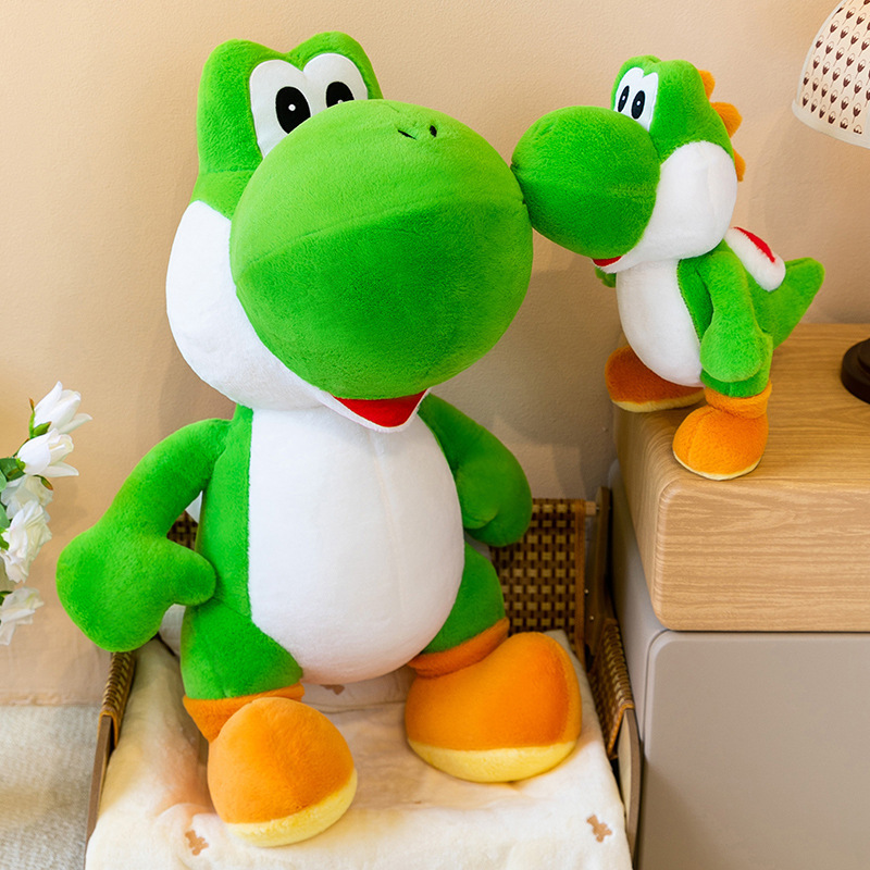 Home Decor Mod - かわいいヨッシーグリーン恐竜ぬいぐるみ柔らかいぬいぐるみ人形快適なスローピロー家の装飾コレクションホリデーギフト