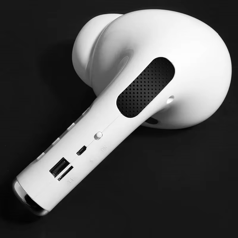Home Decor Range - クリエイティブな巨大イヤホン型Bluetoothスピーカー、ポータブルワイヤレスオーディオプレーヤー、デスクトップ装飾、ホームや寮のパーティー用ギフトスピーカー
