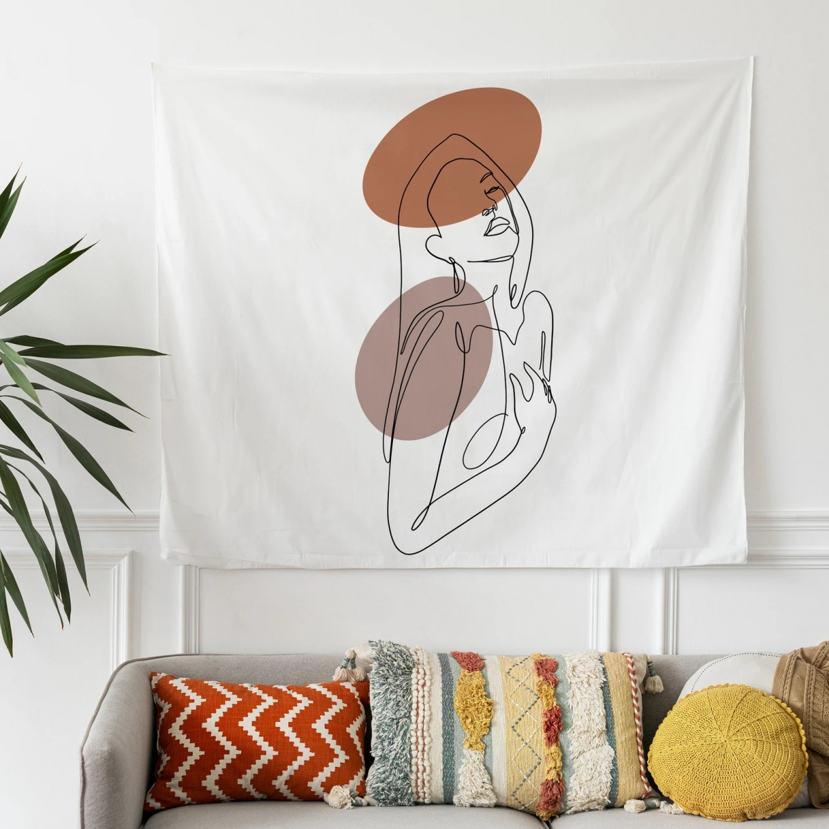 パーソナライズされたカスタムタペストリー—誕生日、結婚式、ハ - Home Decor Product のレビューと価格