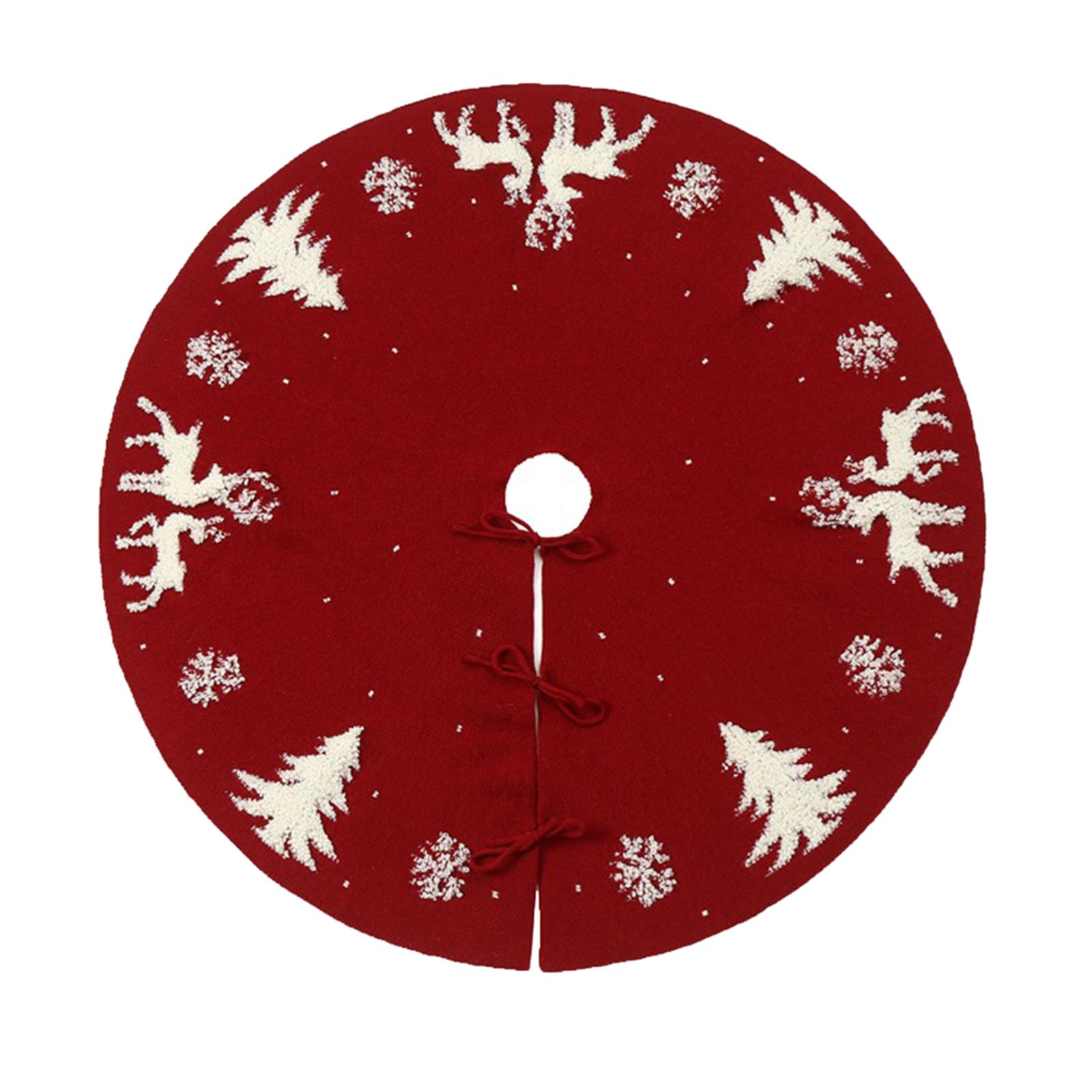 木の刺繍装飾 レッドツリー クリスマスツリー メリークリスマ - Home Decor Range のレビューと価格
