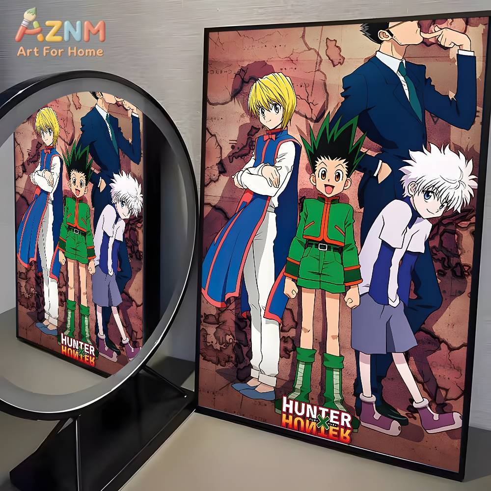 1pc AZMNHot 日本アニメハンター×ハンターポスター - Home Decor Japanese のレビューと価格