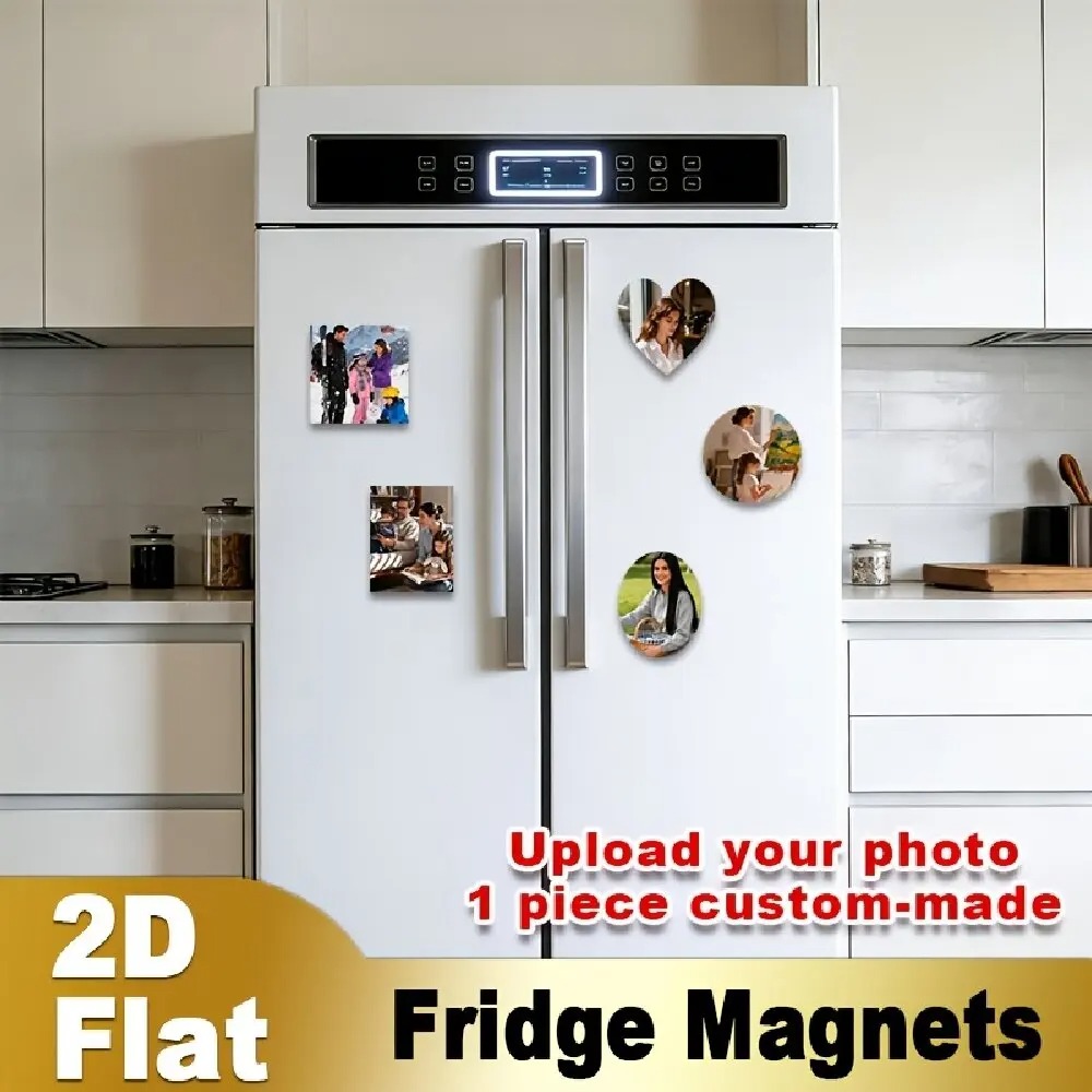 カスタム写真冷蔵庫マグネット 2D フラットパーソナライズさ - Home Decor Product のレビューと価格