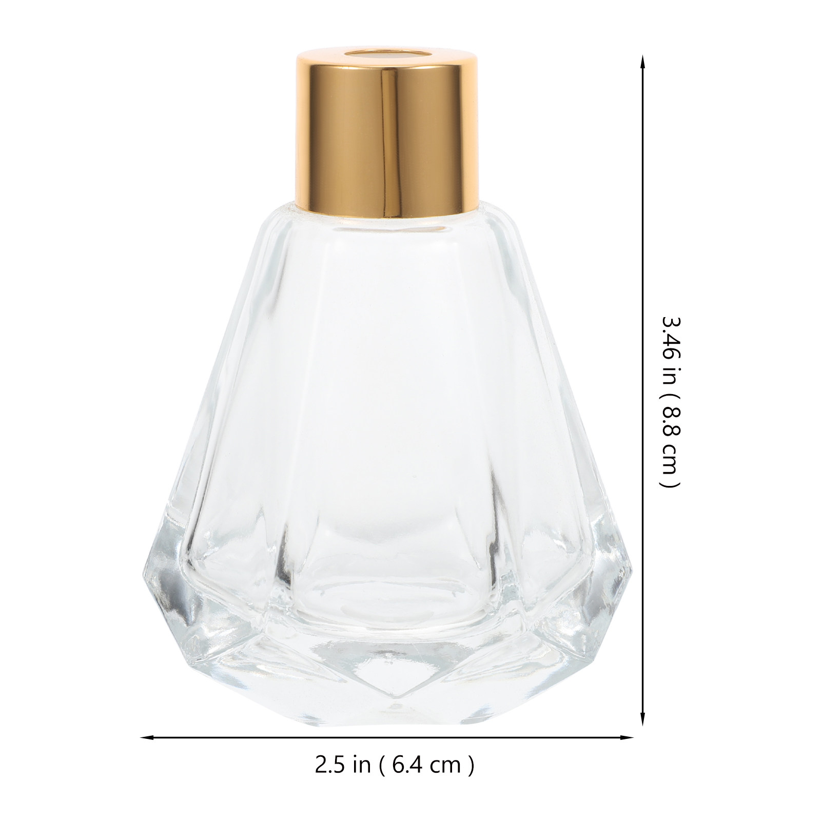 2 個の空のエッセンシャル オイル ディフューザー ボトル、 - Home Decor Glass のレビューと価格