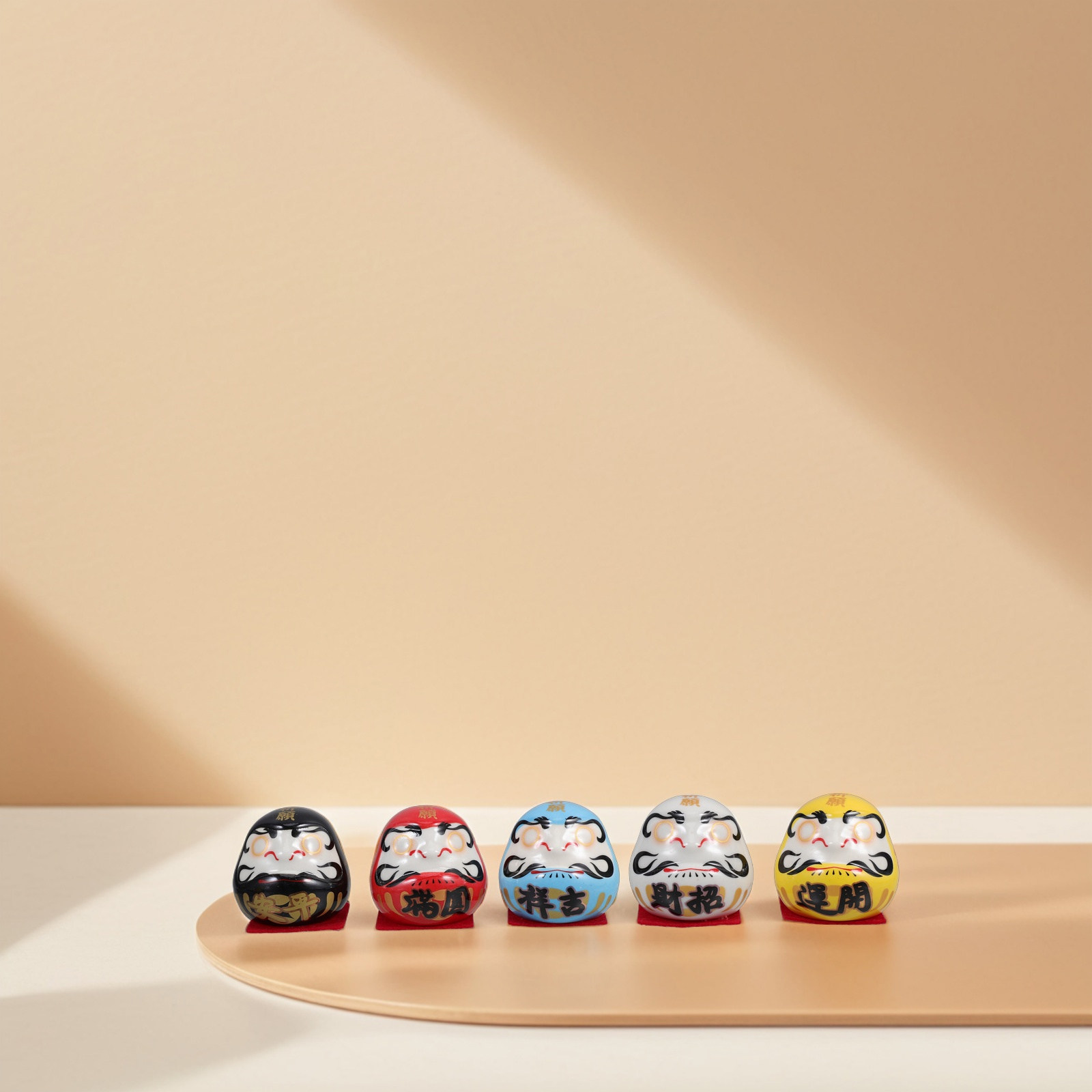 5個セット セラミック製ミニ日本の卵型置物 車のダッシュボー - Home Decor Japanese のレビューと価格