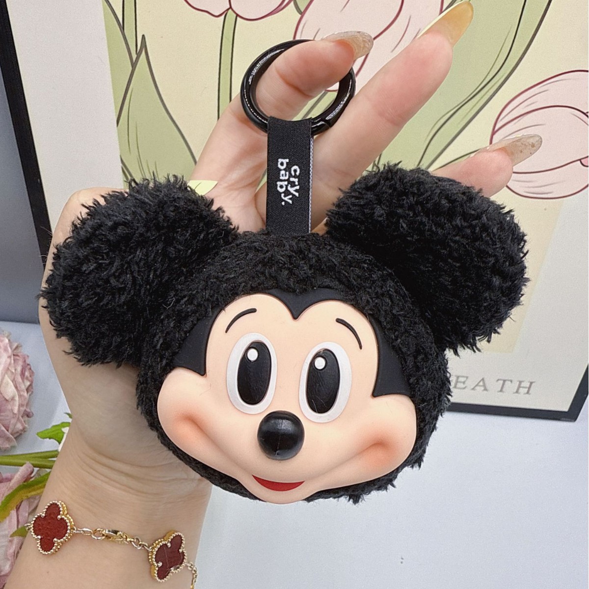 ミッキー ミニー ぬいぐるみ キーホルダー かわいいビニール - Home Decor Product のレビューと価格