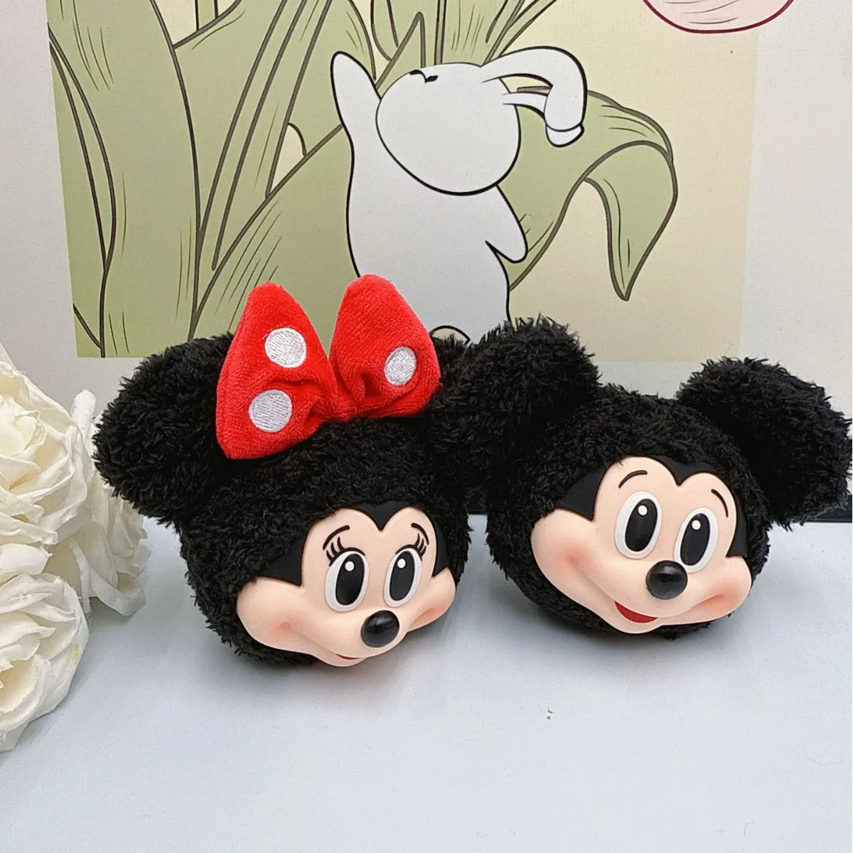 ミッキー ミニー ぬいぐるみ キーホルダー かわいいビニール - Home Decor Product のレビューと価格