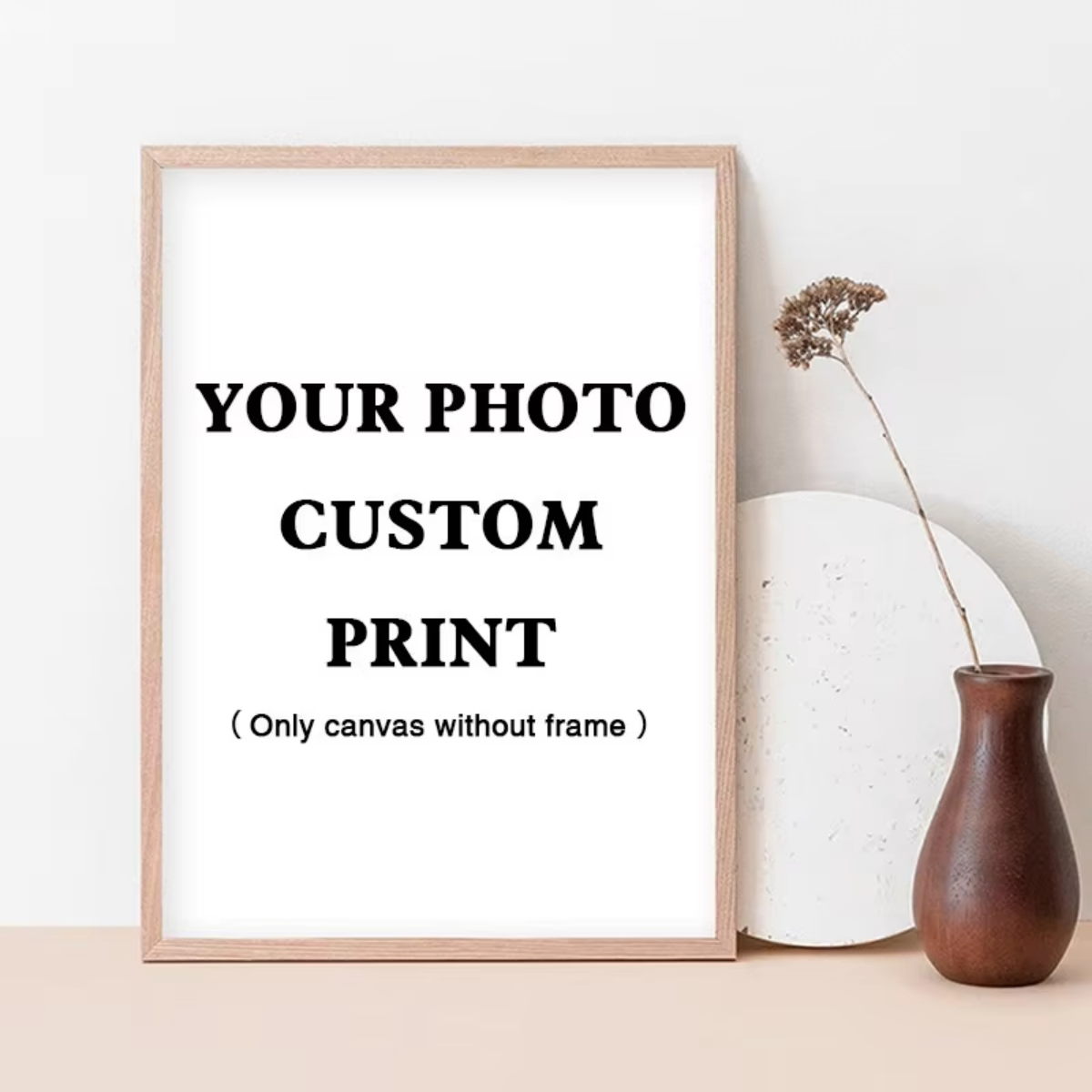 パーソナライズされたカスタムキャンバスプリント写真カスタムポ - Home Decor Foto のレビューと価格