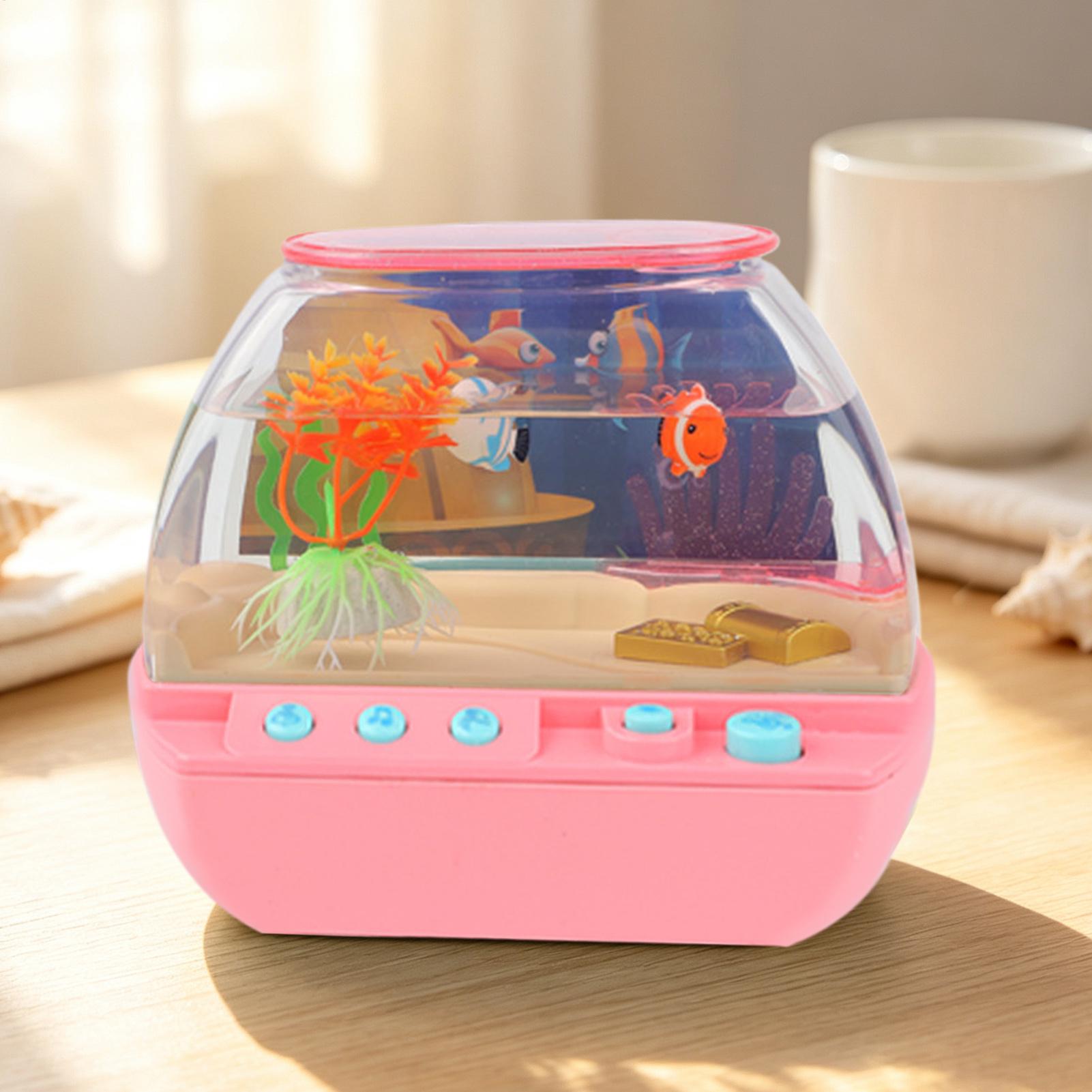 おもちゃの水槽 ホームデコレーション 音楽と光付き 模擬水槽 - Home Decor Lighting のレビューと価格