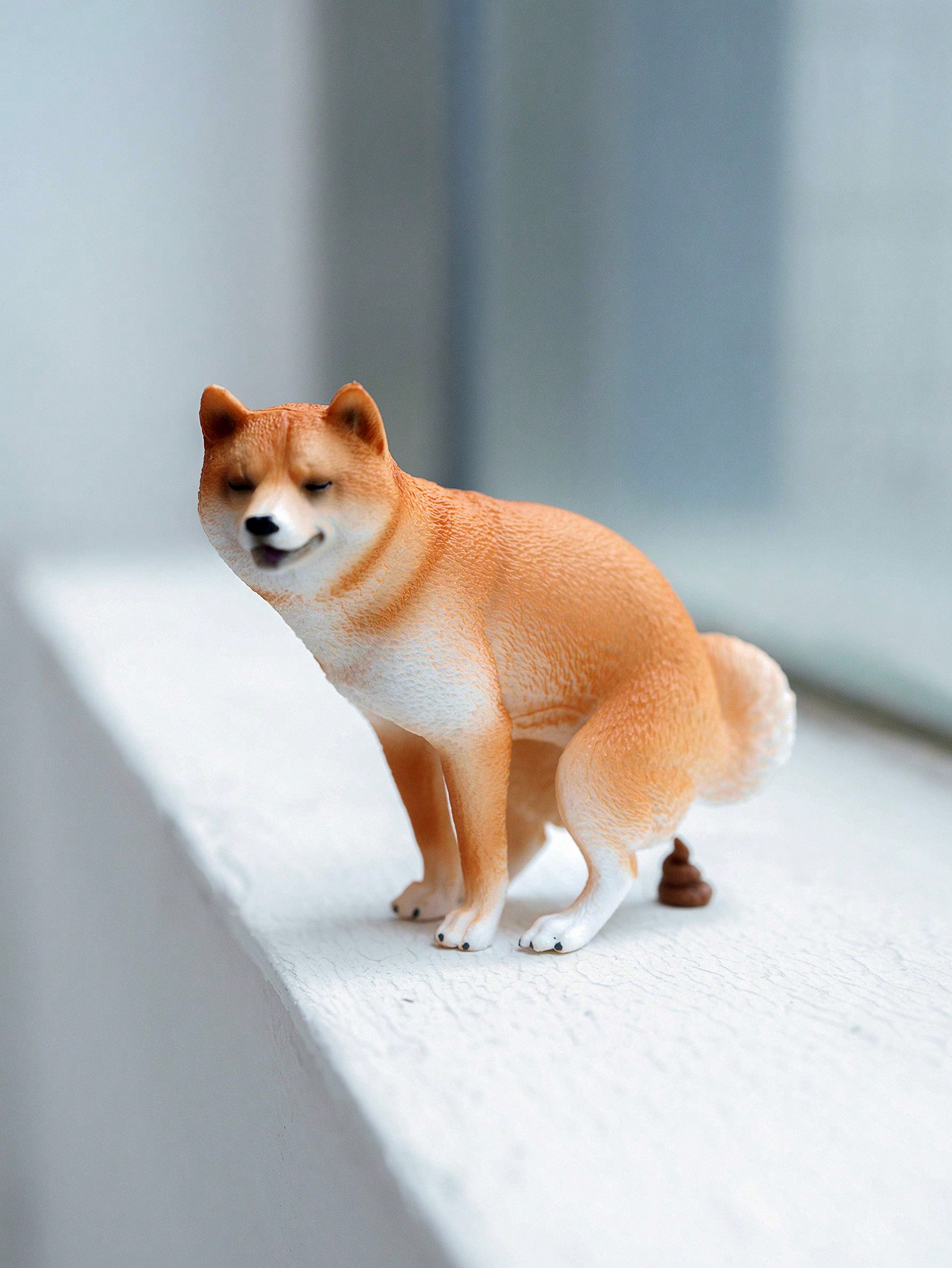 面白い柴犬の置物1セット（うんちと尿が流れる） – 1/6ス - Home Decor Mod のレビューと価格