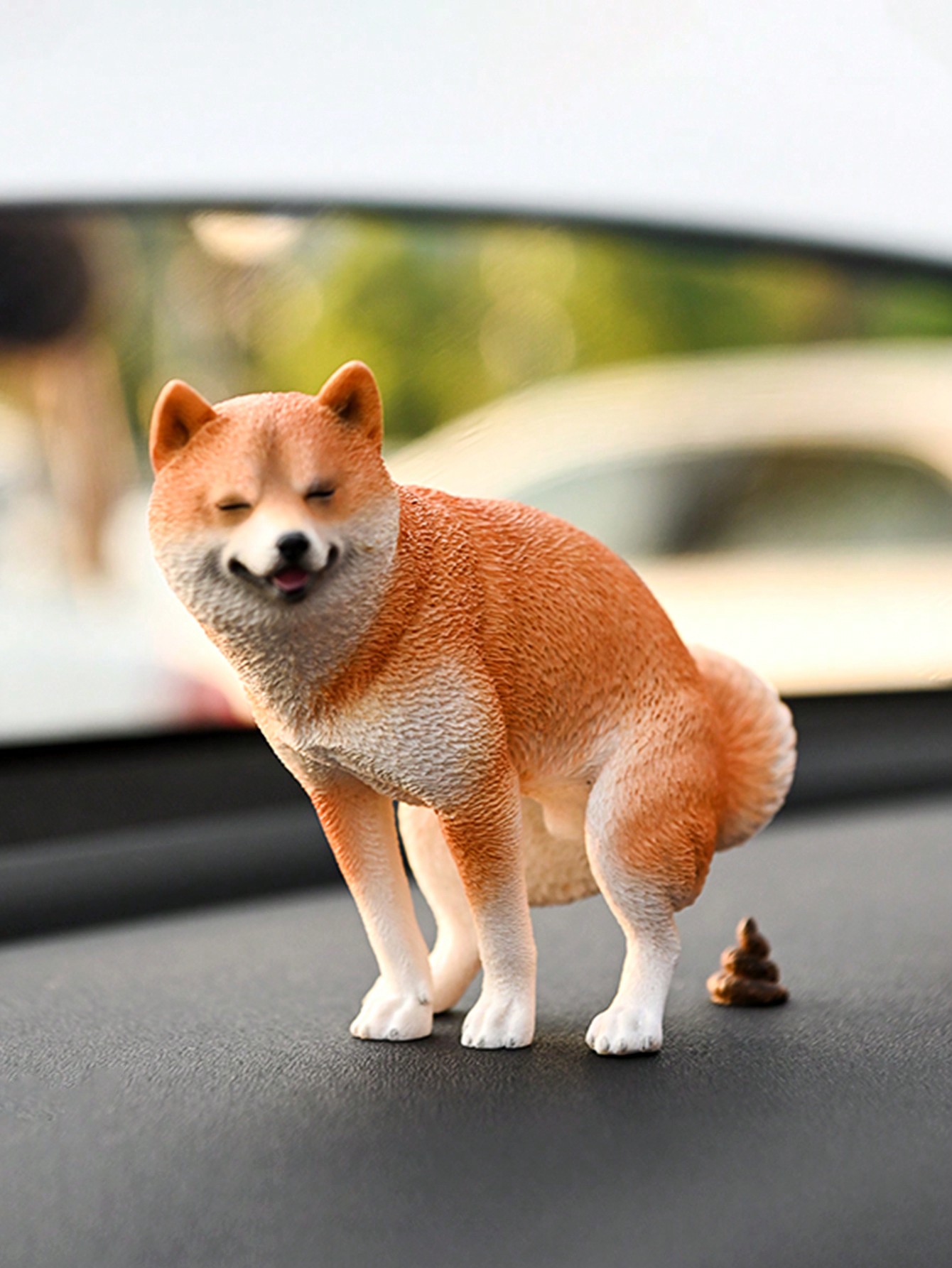 面白い柴犬の置物1セット（うんちと尿が流れる） – 1/6ス - Home Decor Mod のレビューと価格