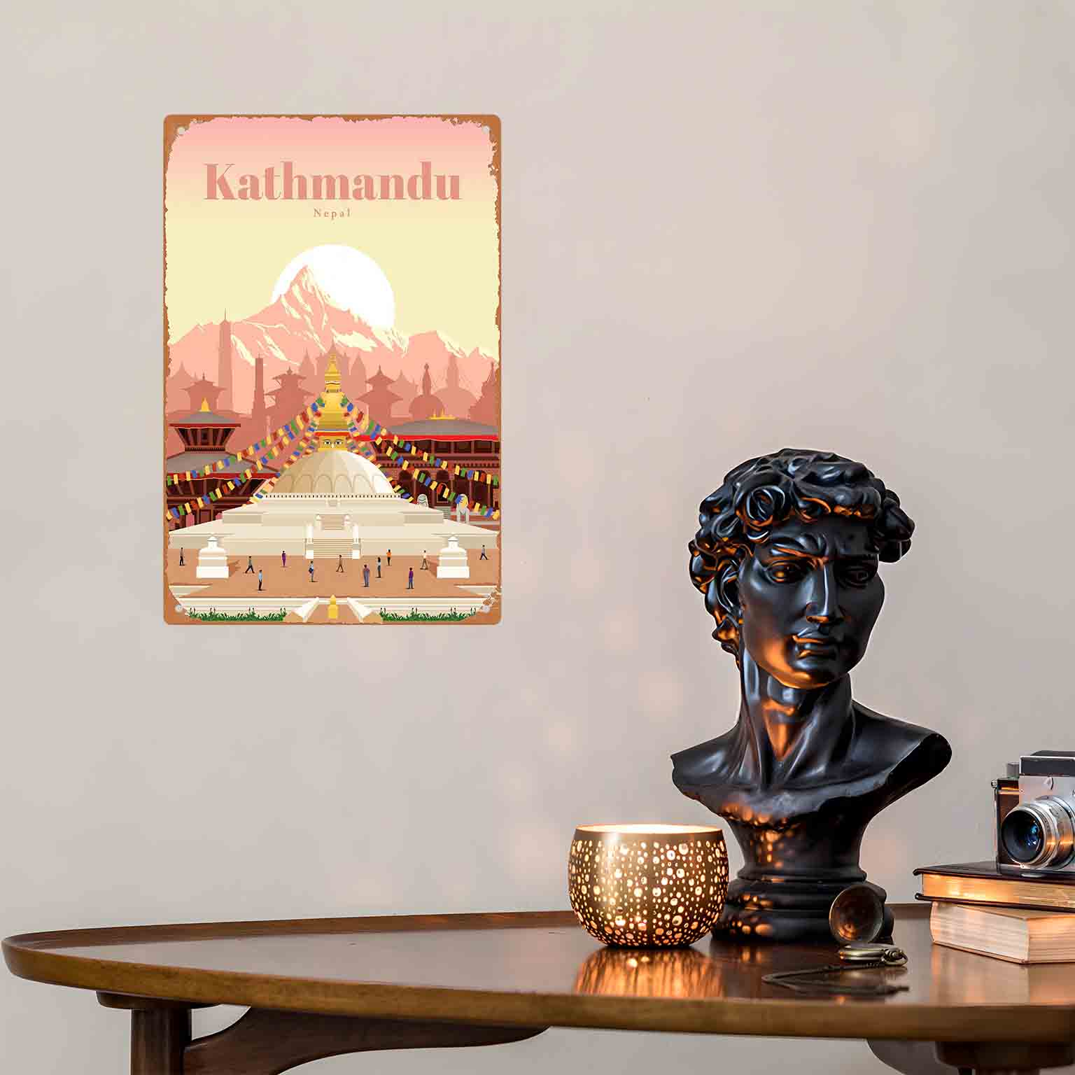 2D フラット 1 ピース「カトマンズ ネパール スタプ ポ - Home Decor Kathmandu のレビューと価格