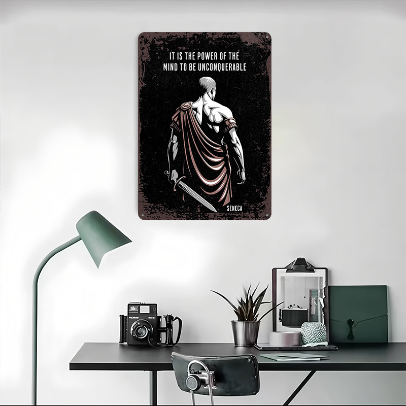 セネカ ストア派の名言 メタルポスター ブリキ看板 ウォール - Home Decor Quotes On Wall のレビューと価格