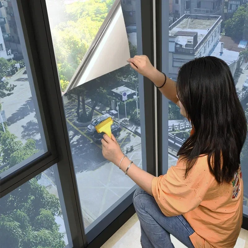 ハウスウィンドウプライバシーフィルム粘着ビニールミラーフォイ - Home Decor Glass のレビューと価格