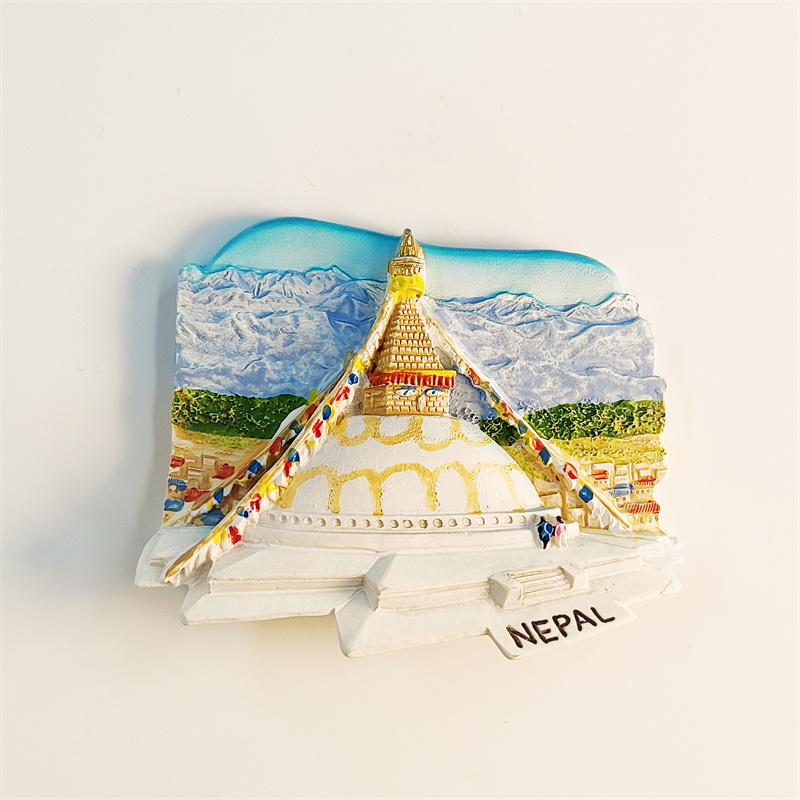 ネパール カトマンドゥ ブダスツーパ 風景 冷蔵庫マグネット - Home Decor Kathmandu のレビューと価格