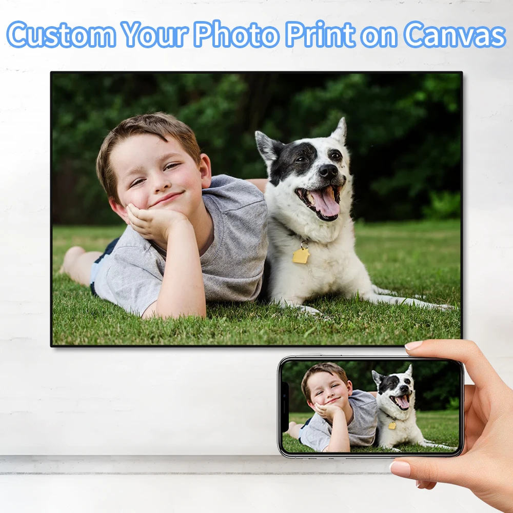家族、風景、動物、あらゆる写真とサイズ、パーソナライズされた - Home Decor Foto のレビューと価格
