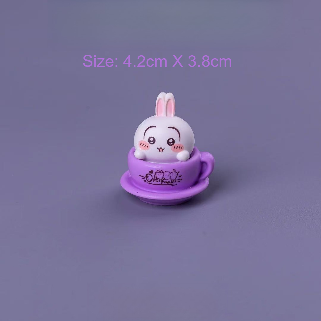 ちいかわ回転カップフィギュア かわいいアニメミニデスクデコレ - Home Decor Japanese のレビューと価格