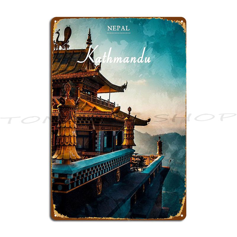 カトマンズ ネパール旅行メタルサイン シネマ ホームプレート - Home Decor Kathmandu のレビューと価格